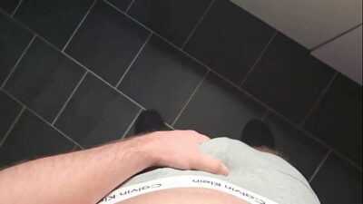 PhantomGentX Grey Calvin Klein Jerk Off! Master Cums Big on Table After Getting Ready for the Day